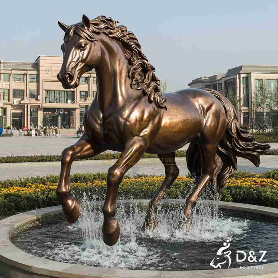 Large Outdoor Bronze Galloping Horse Statue 4