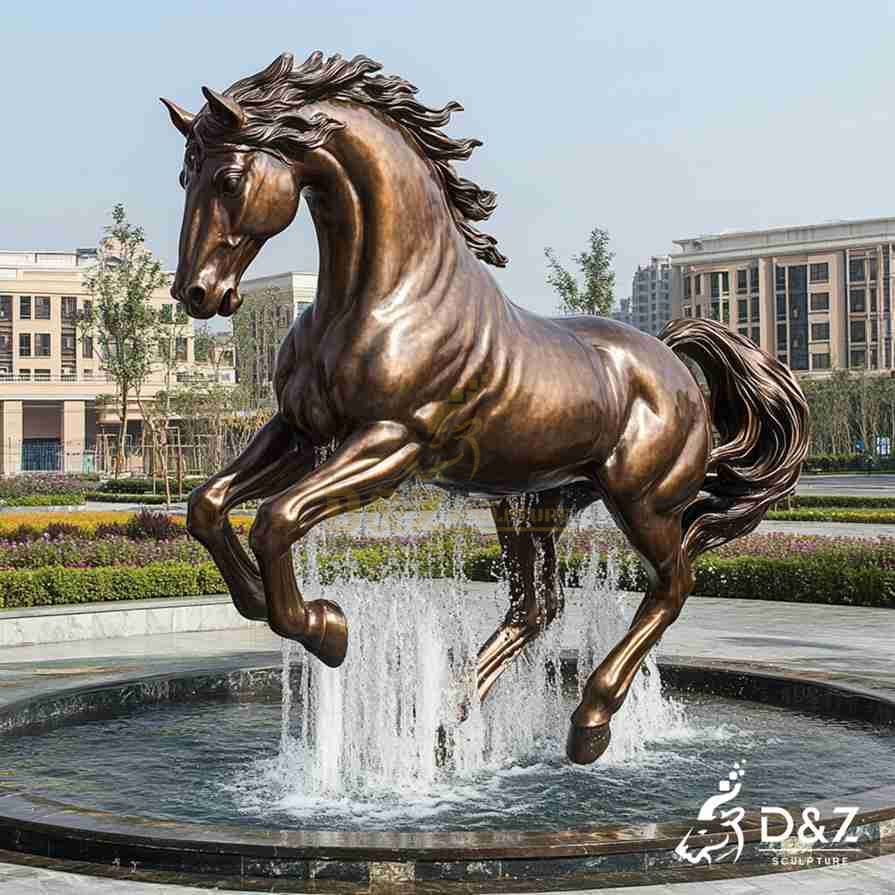 Large Outdoor Bronze Galloping Horse Statue 5