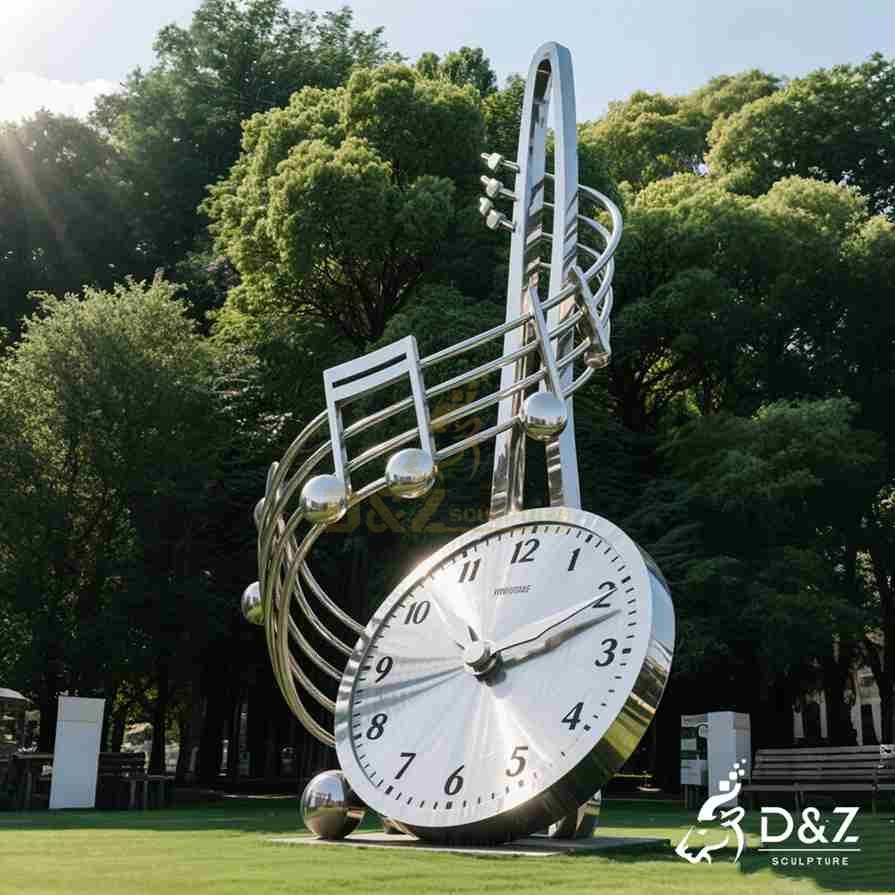 Large Metal Musical Instrument Sculpture 3