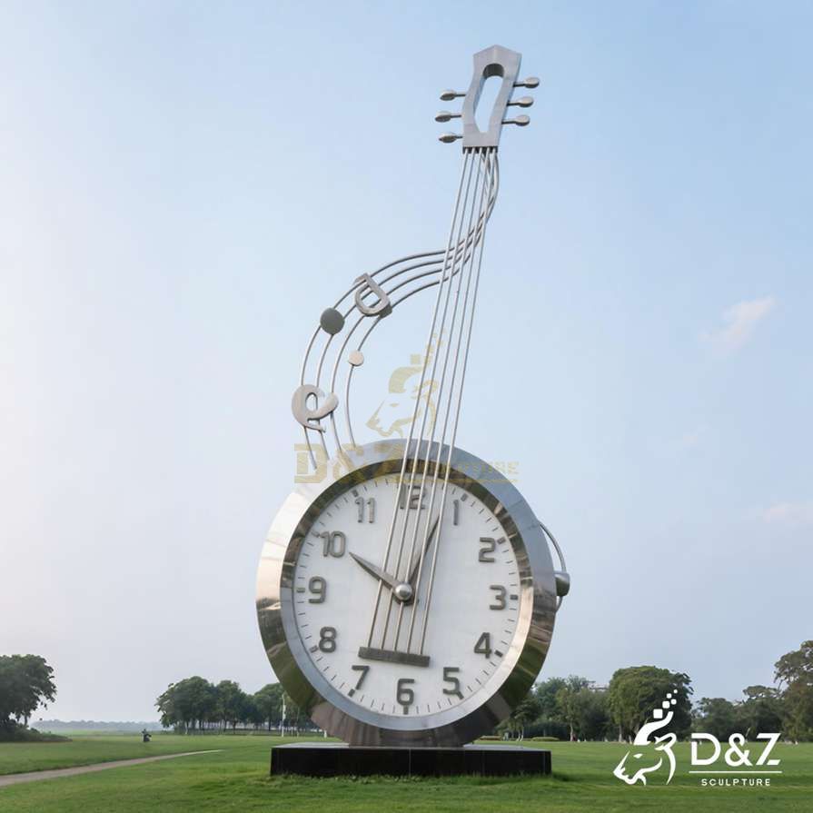 Large Metal Musical Instrument Sculpture 4