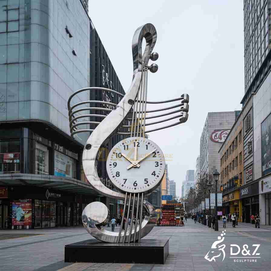 Large Metal Musical Instrument Sculpture 6