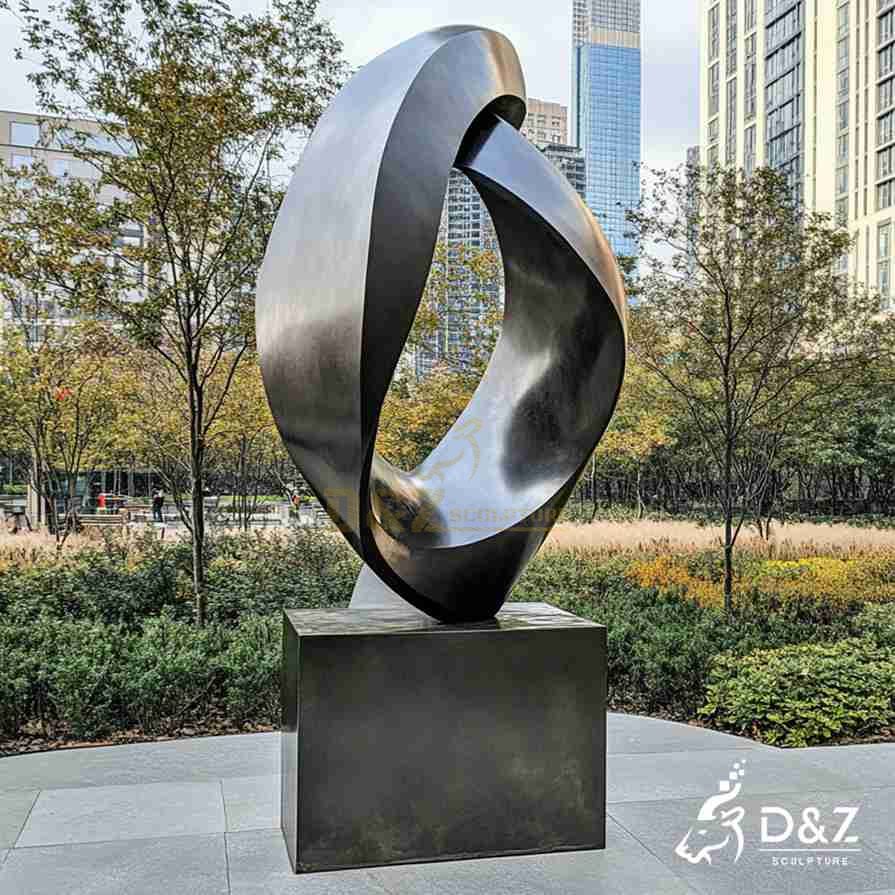 Large Metal Abstract Hug Sculpture 5
