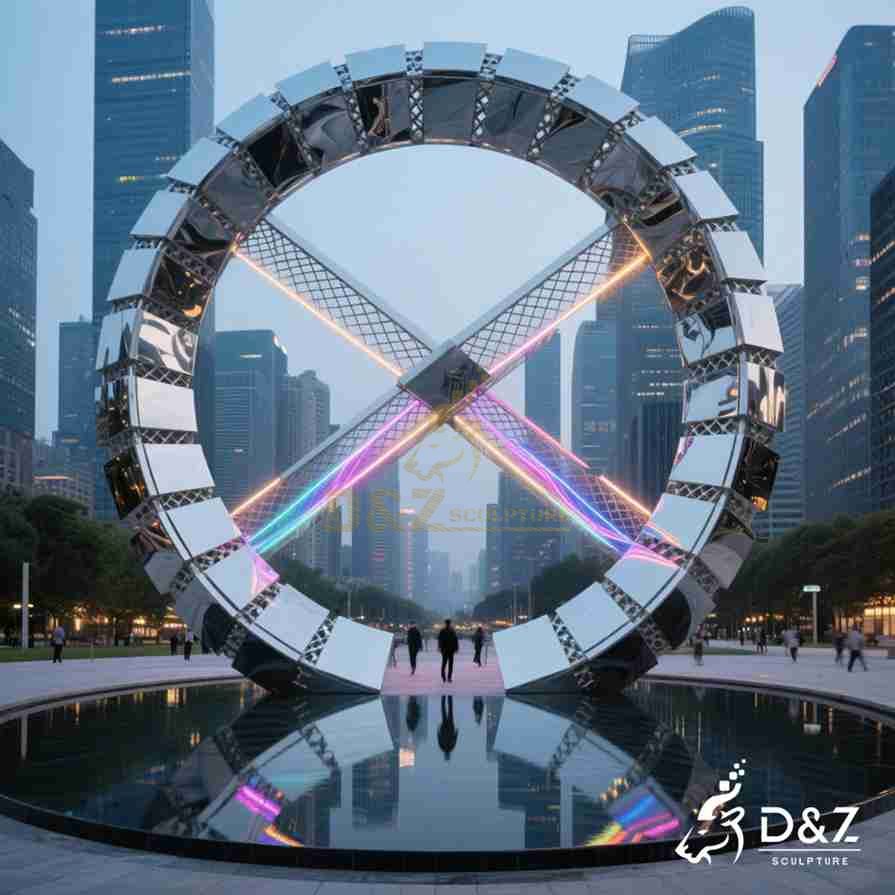 Large Metal Urban Sculpture 1