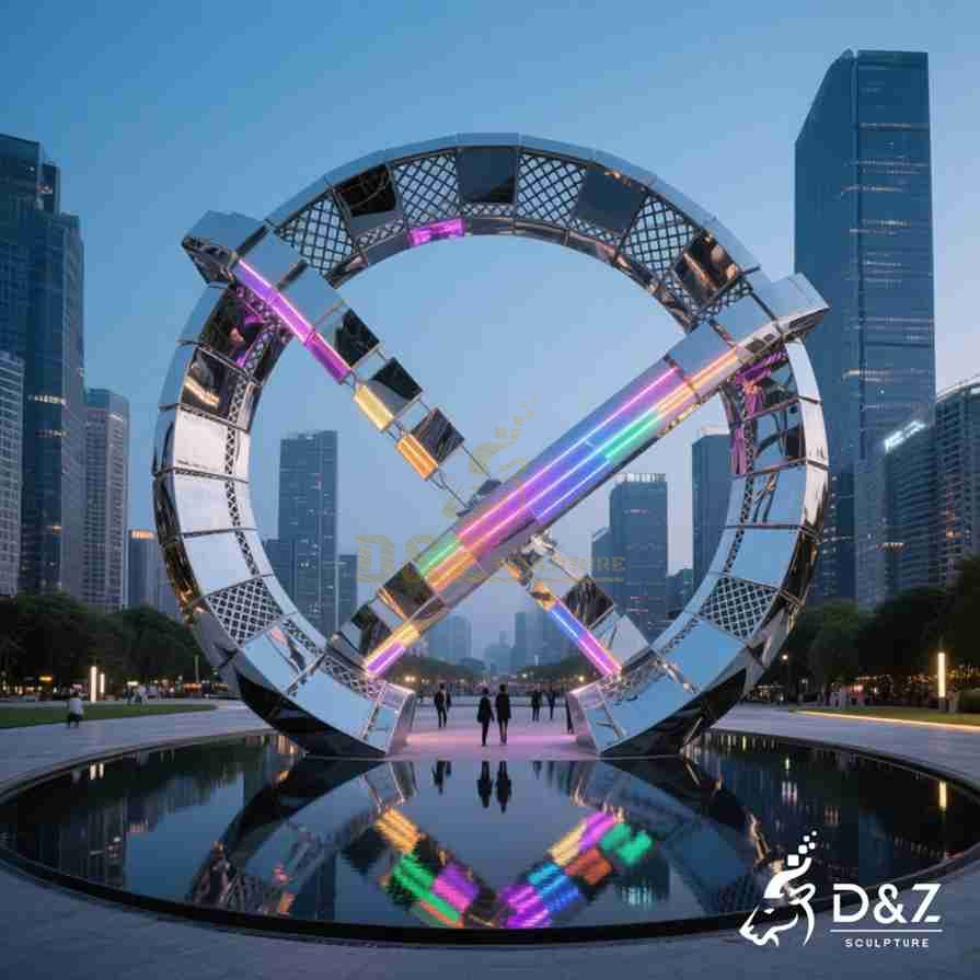 Large Metal Urban Sculpture 2