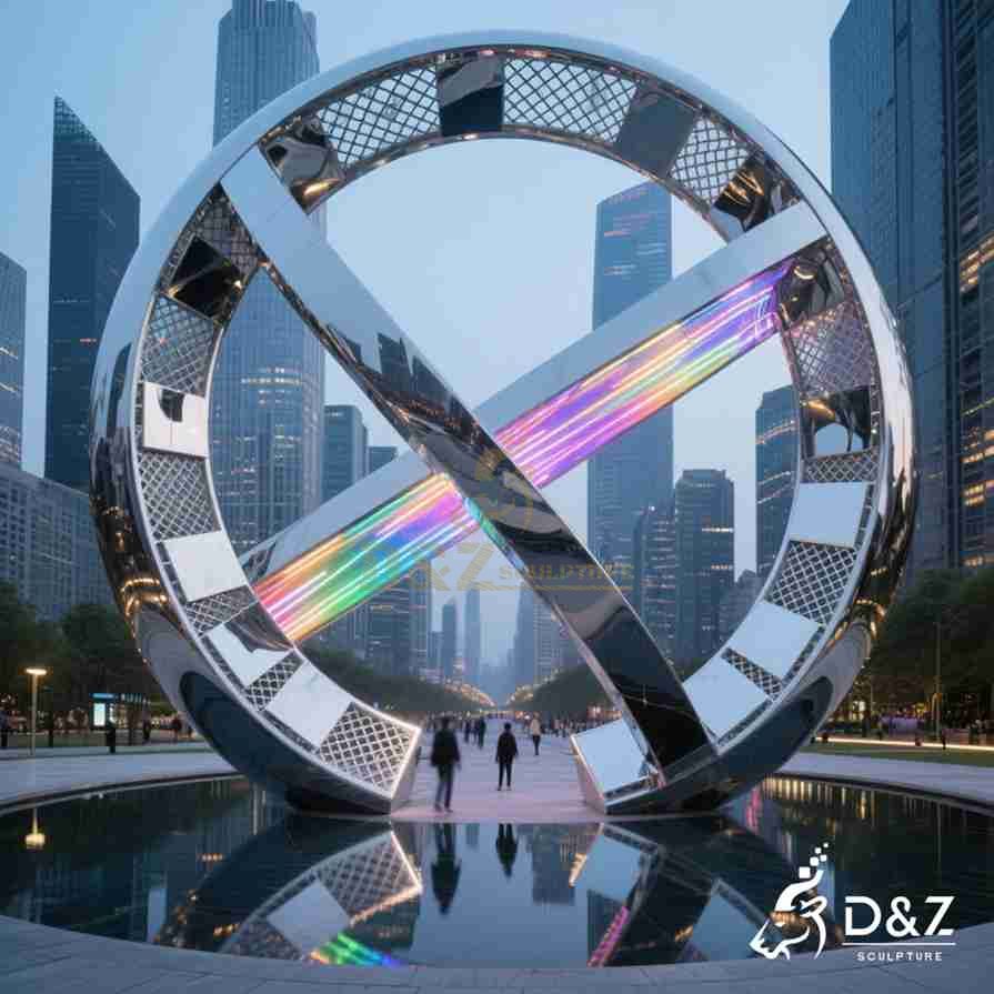 Large Metal Urban Sculpture 3