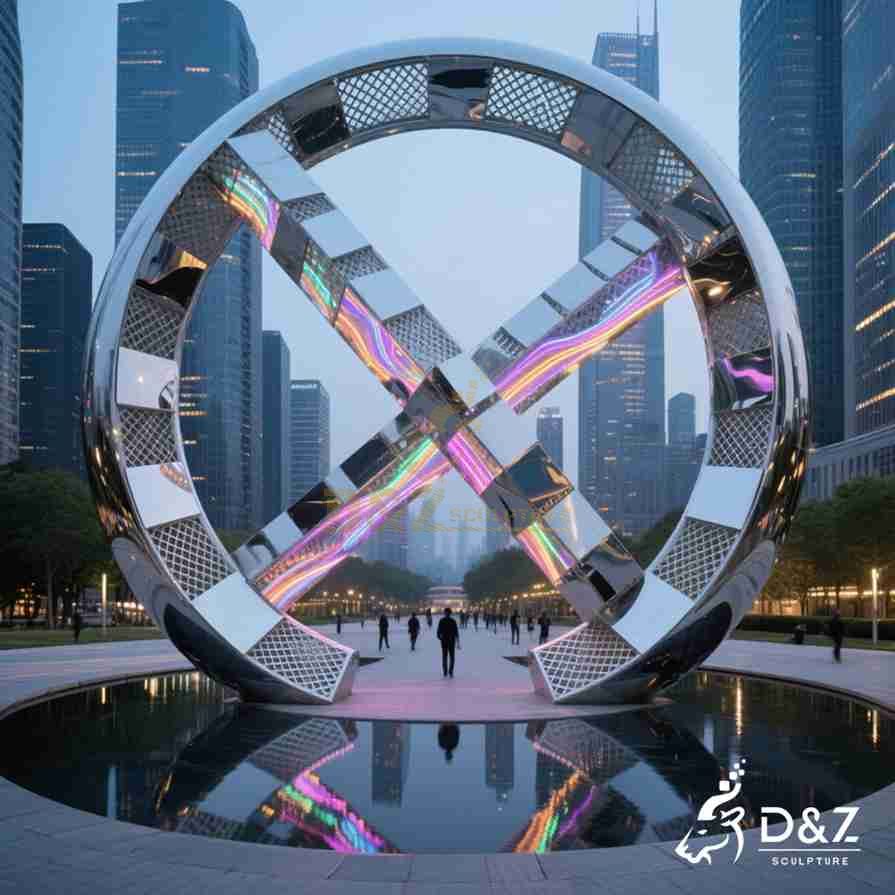 Large Metal Urban Sculpture 4