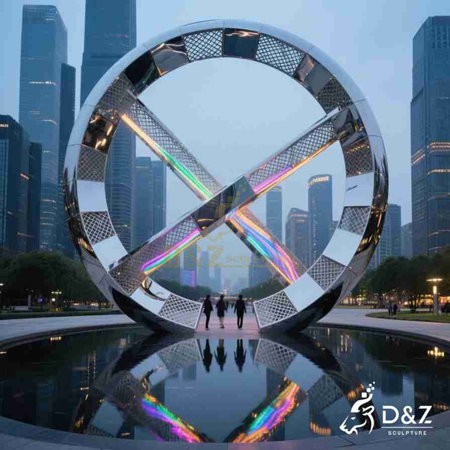 Large Metal Urban Sculpture 5