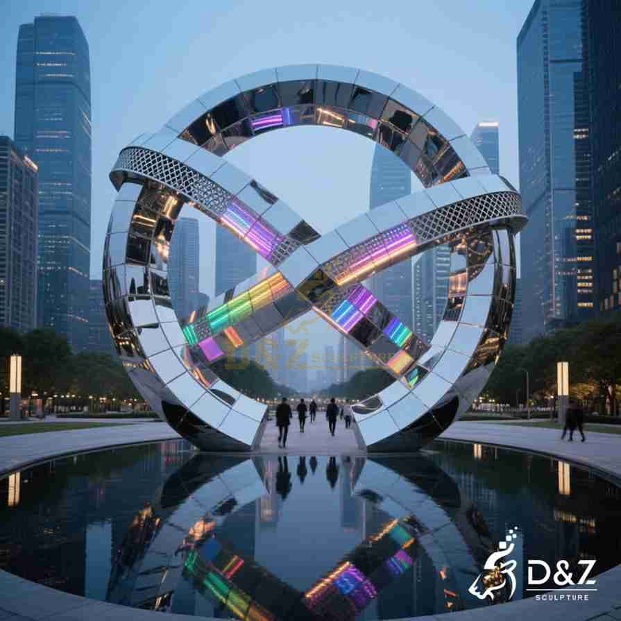 Large Metal Urban Sculpture 6