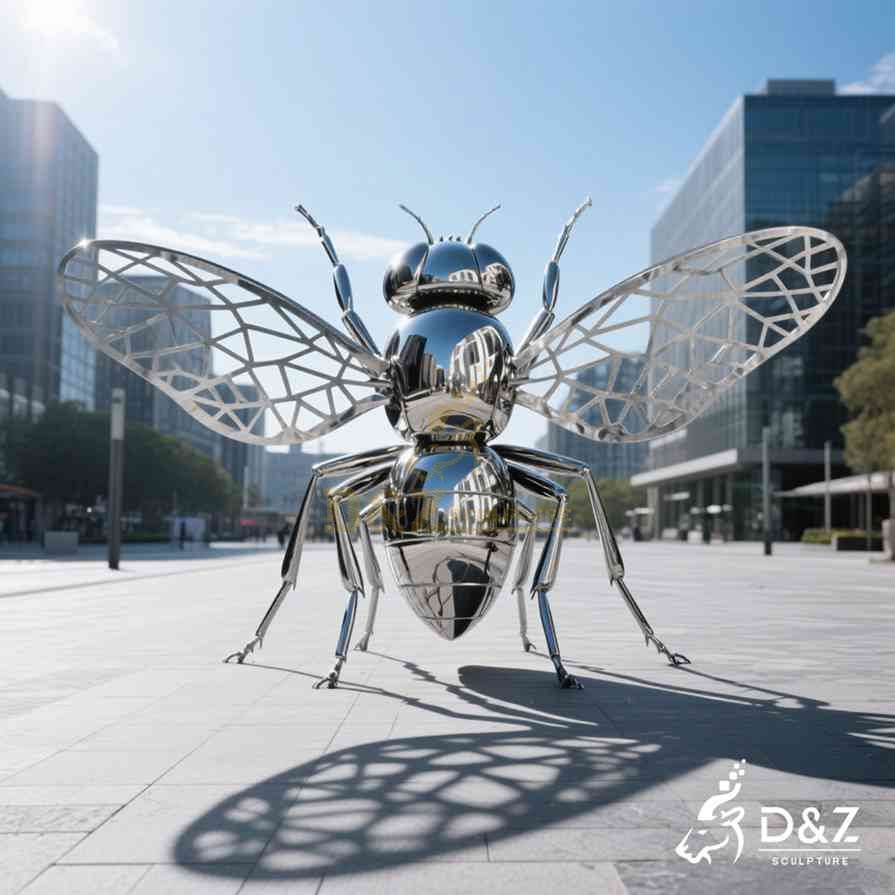 Metal Fly Sculpture 1