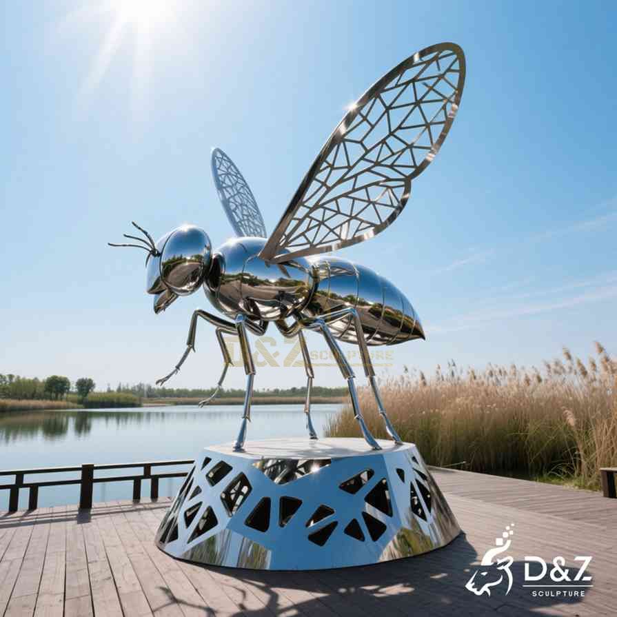 Metal Fly Sculpture 2