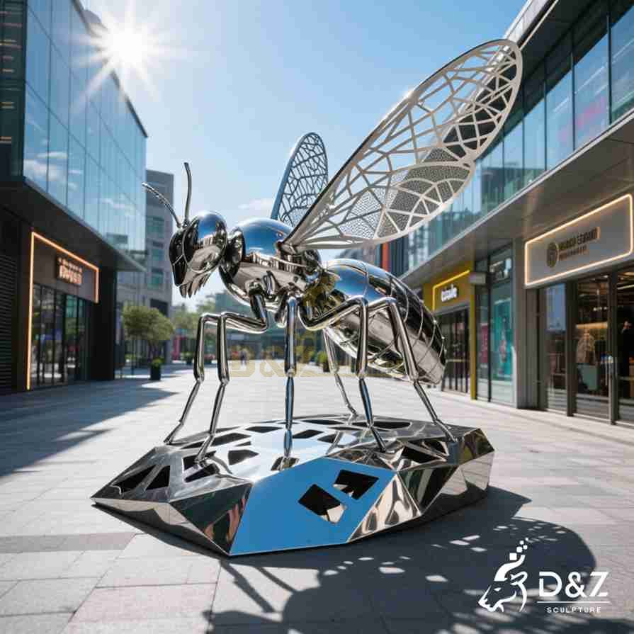 Metal Fly Sculpture 4