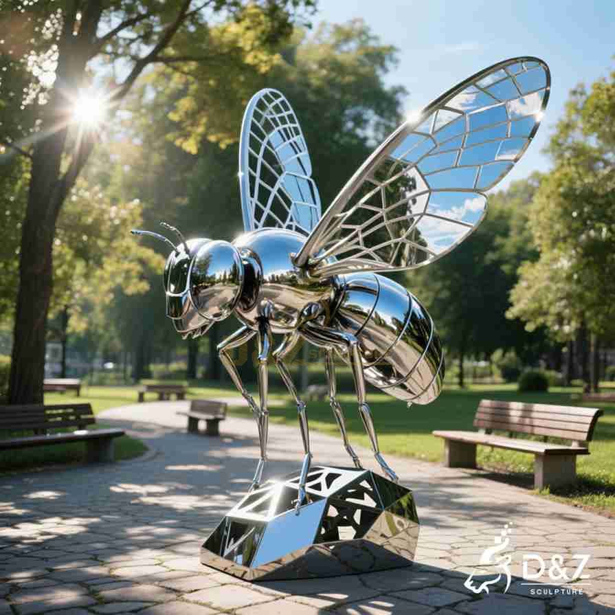 Metal Fly Sculpture 5
