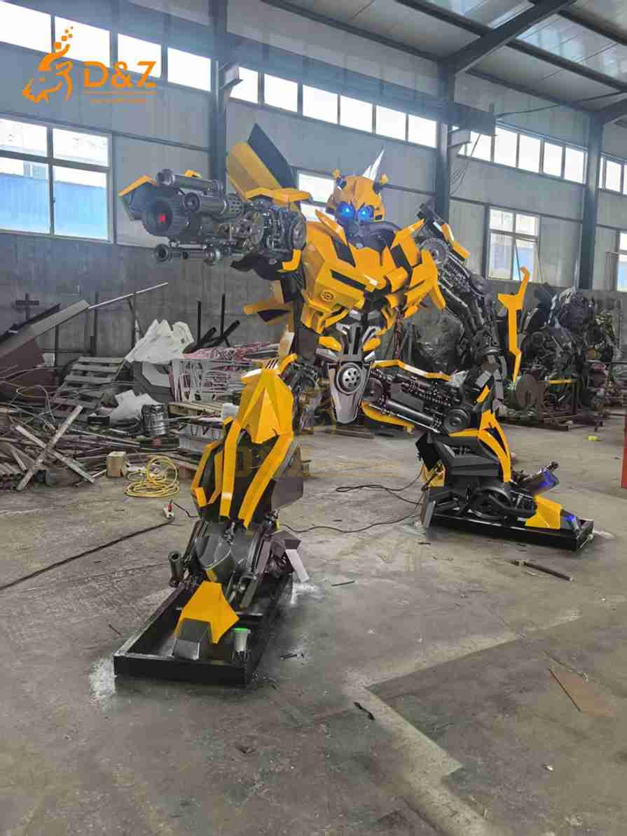 Large Metal Robot Sculpture 1