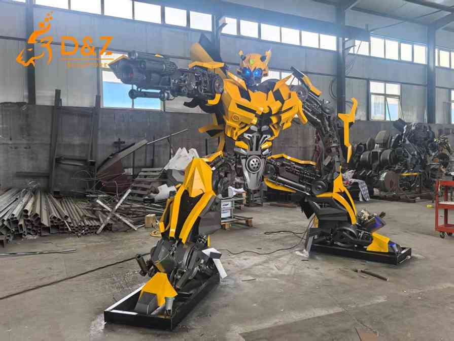 Large Metal Robot Sculpture 2