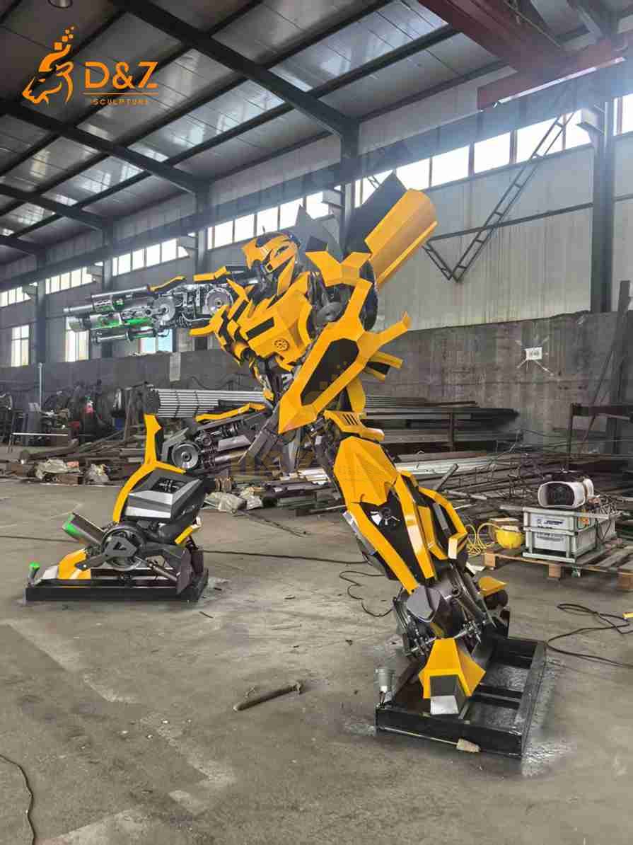 Large Metal Robot Sculpture 4
