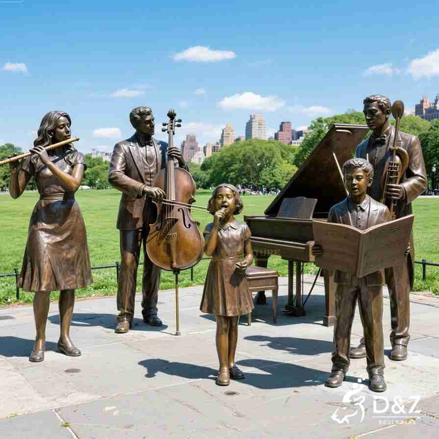Outdoor Bronze Statue Band 5