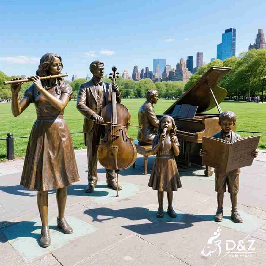 Outdoor Bronze Statue Band 6