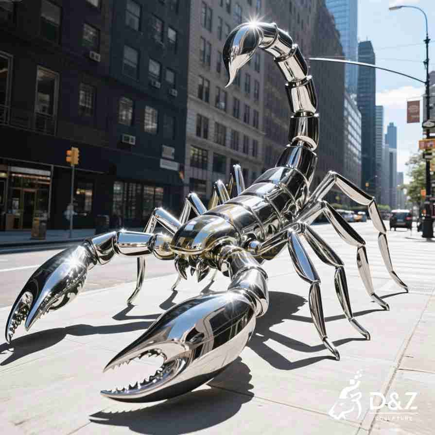 Large Metal Scorpion Statue 1