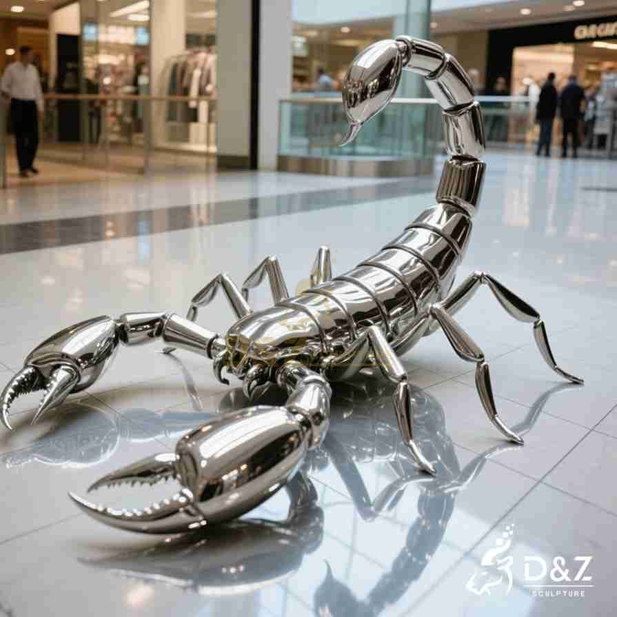 Large Metal Scorpion Statue 2