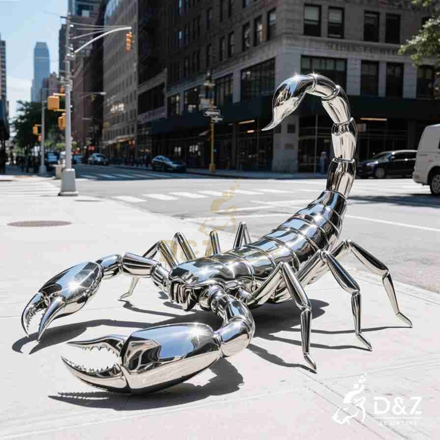 Large Metal Scorpion Statue 3