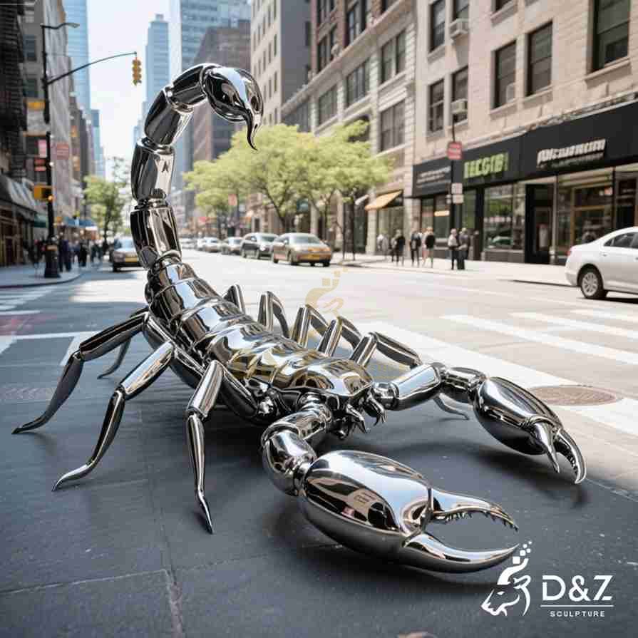 Large Metal Scorpion Statue 6