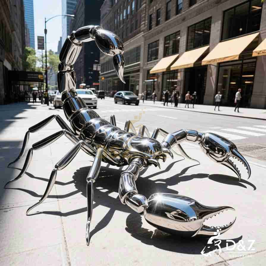Large Metal Scorpion Statue 5