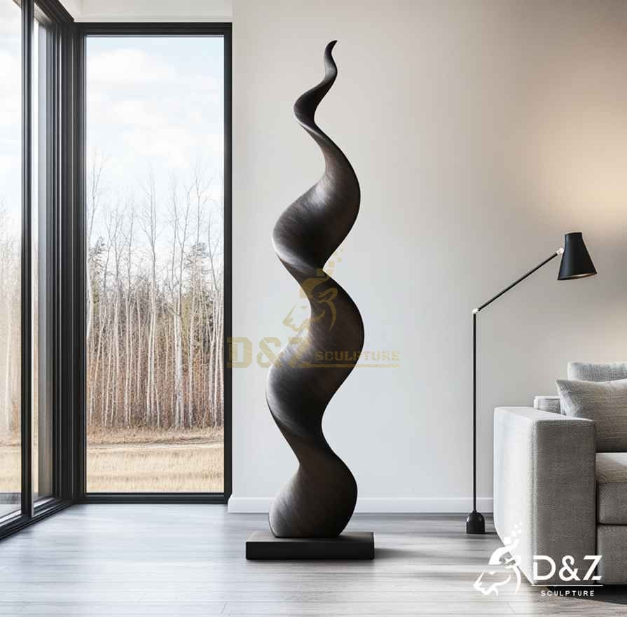Bronze Tall Abstract Sculpture 1