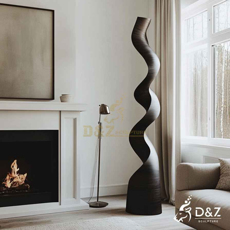 Bronze Tall Abstract Sculpture 6