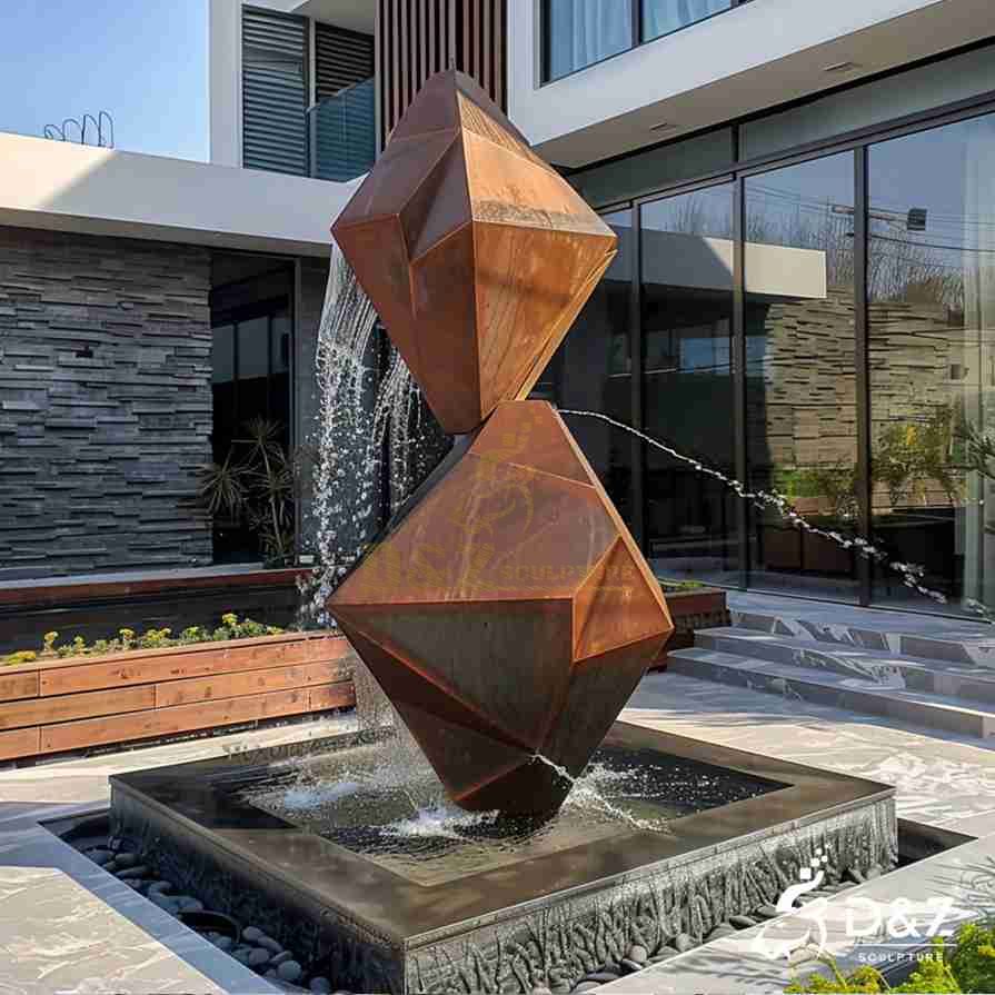 Geometric Mountain Fountain 2