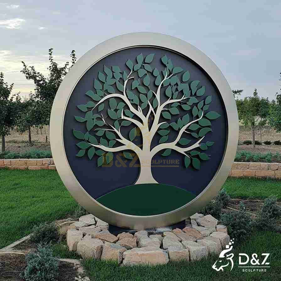 Large Outdoor Metal Tree of Life Sculpture 2