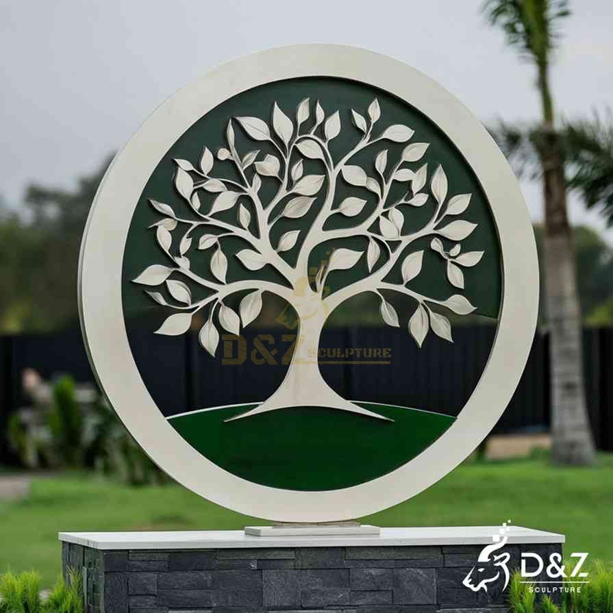 Large Outdoor Metal Tree of Life Sculpture 3