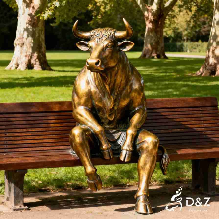 Bronze Sitting Bull Statue 2