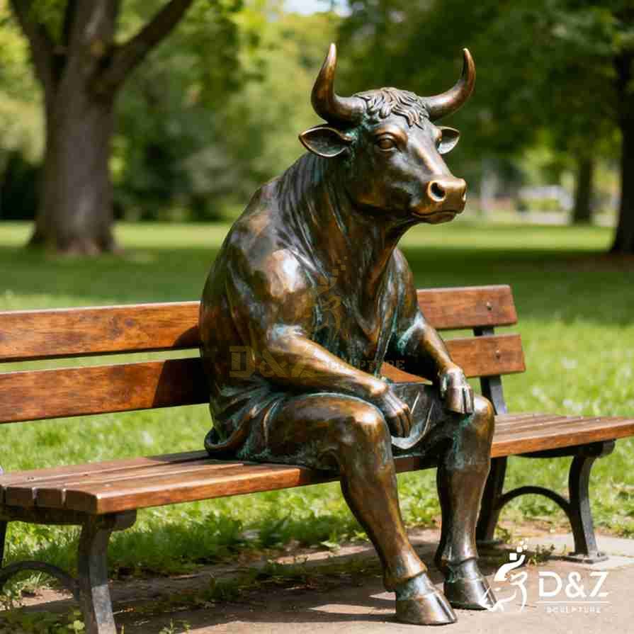 Bronze Sitting Bull Statue 5