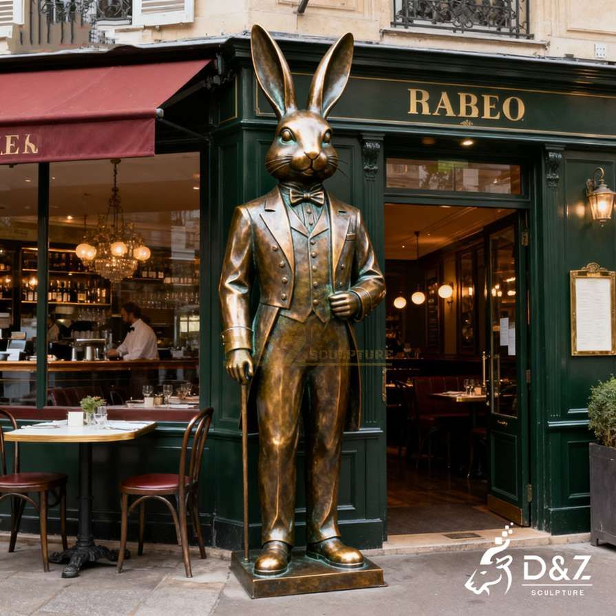 10-10 Timeless Bronze Animal Butler Statues for Classic Decor