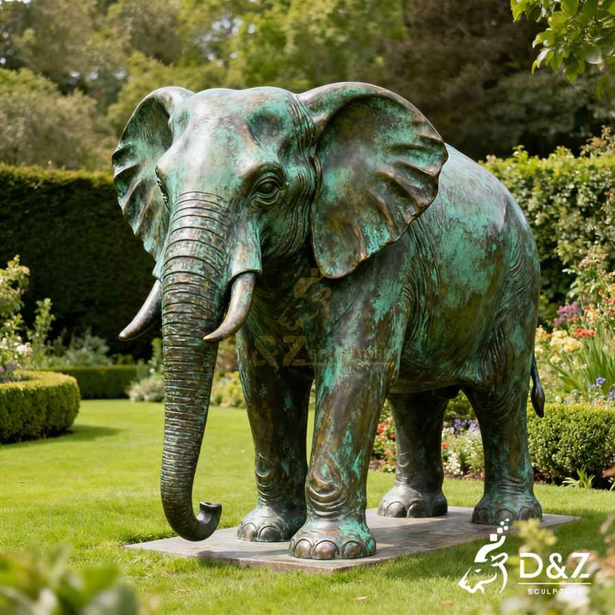 Bronze Elephant Statue 1