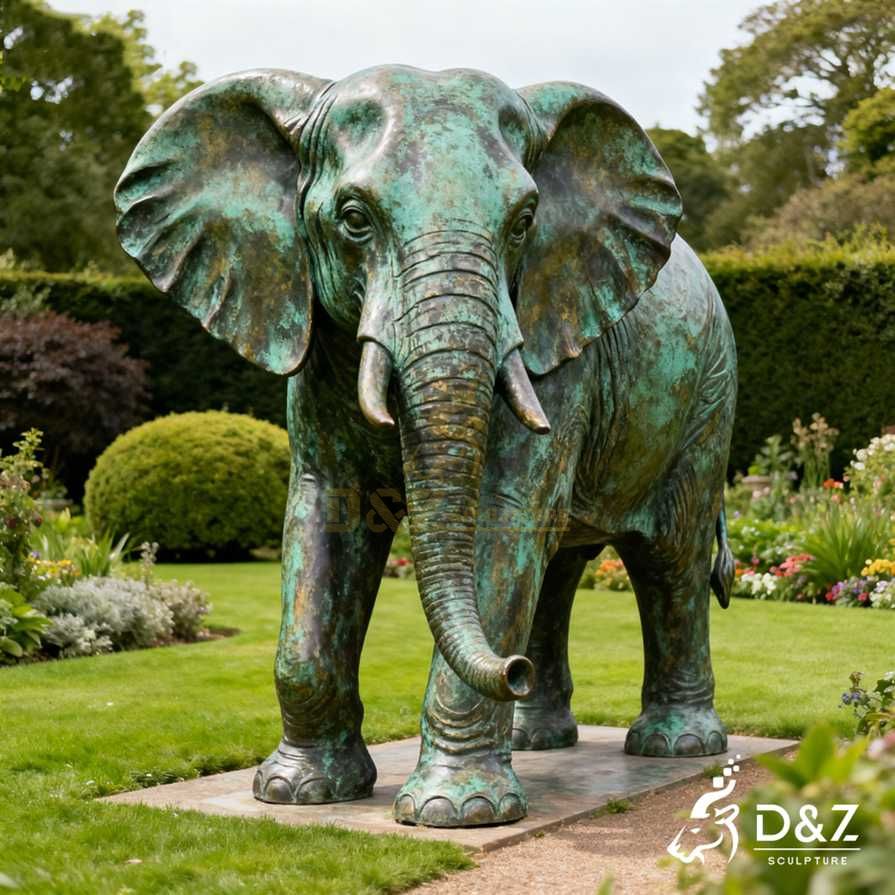 Bronze Elephant Statue 2
