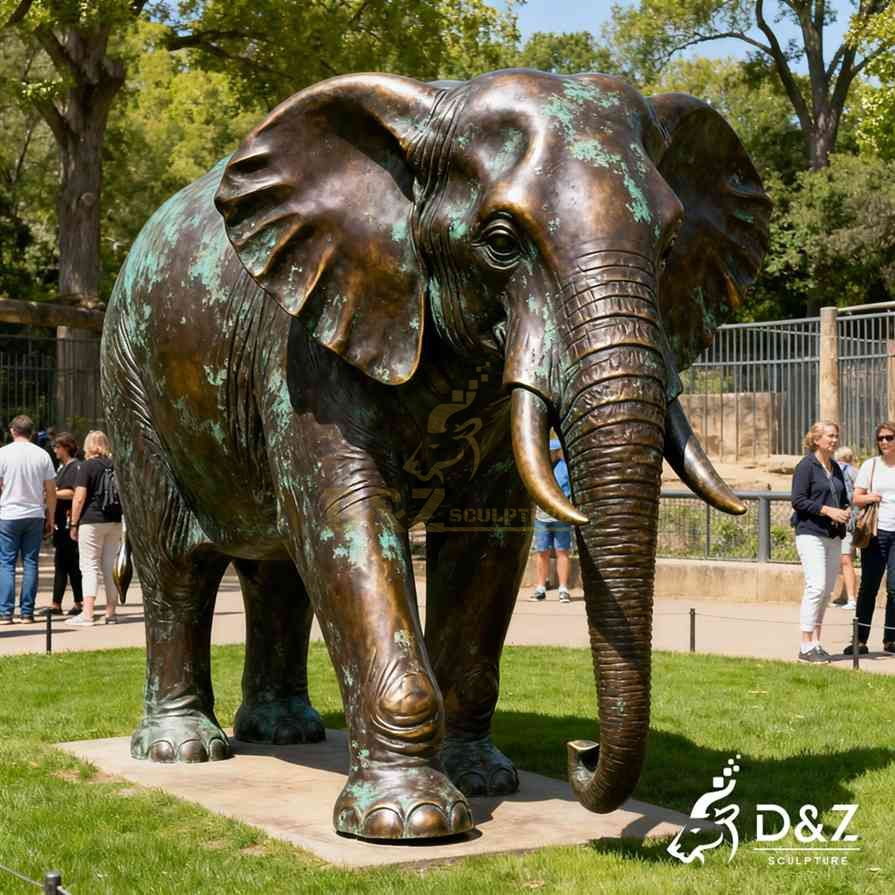 Bronze Elephant Statue 3