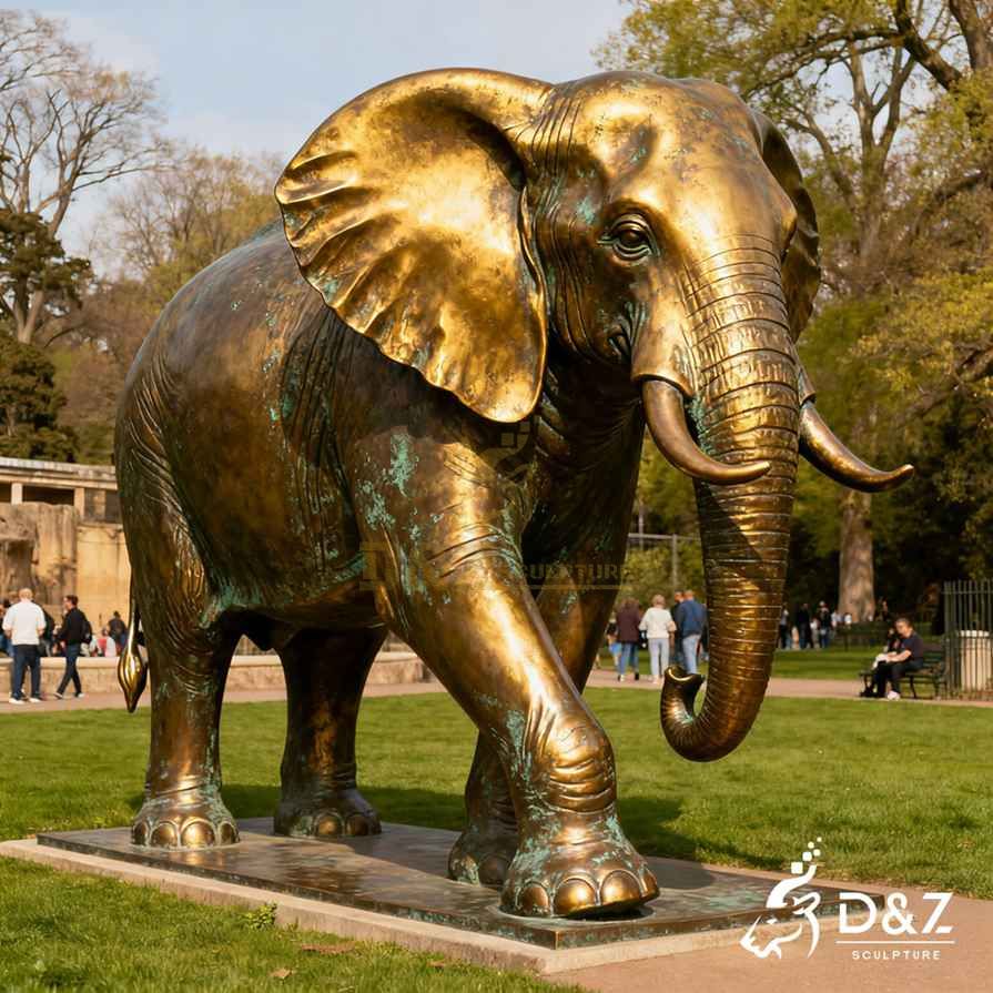 Bronze Elephant Statue 4