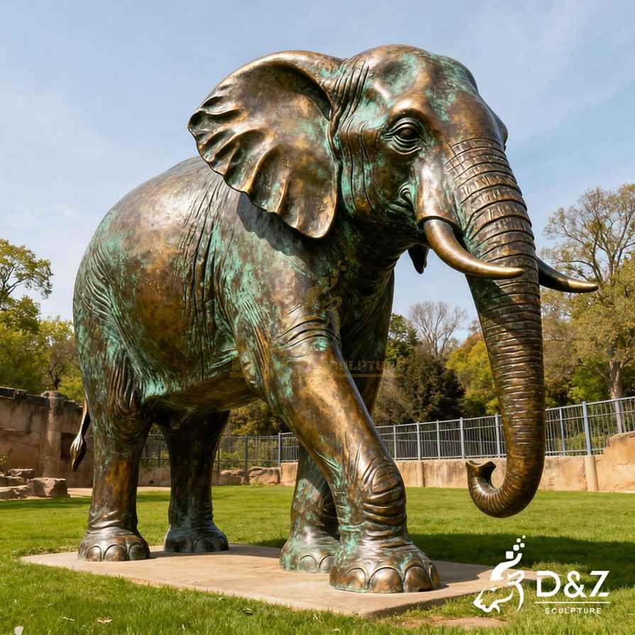 Bronze Elephant Statue 5