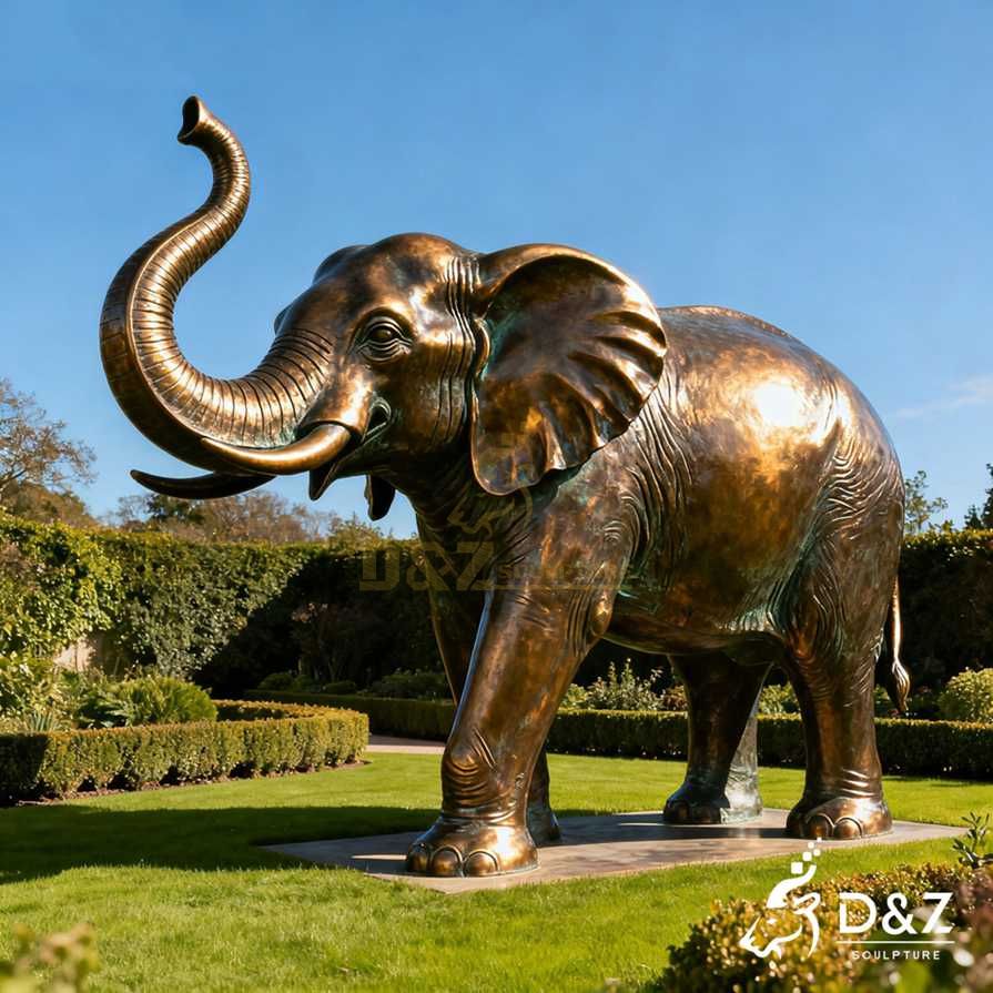 Bronze Elephant Statue 6