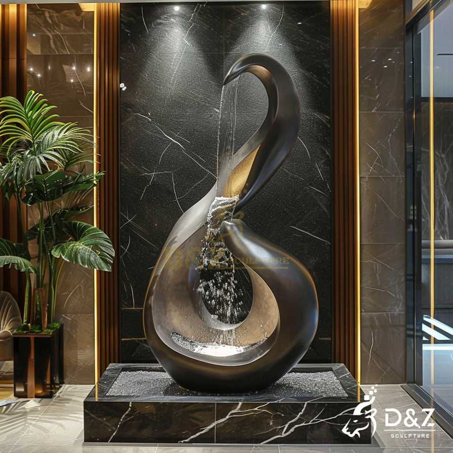 Large Modern Metal Waterfall Fountain 3