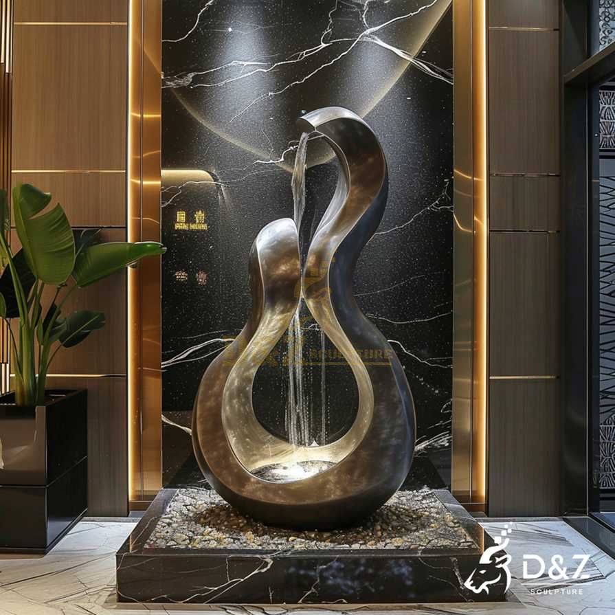 Large Modern Metal Waterfall Fountain 5