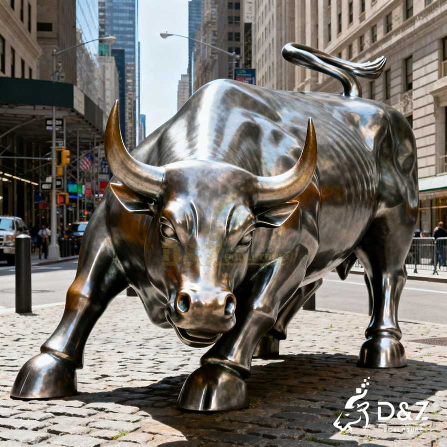 10-1 Types of Wall Street Bull Statue: Strength and Wealth