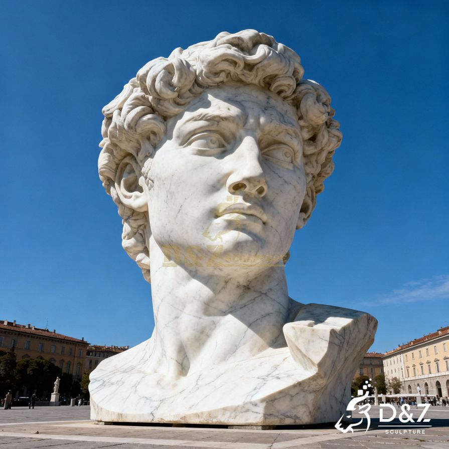Marble David Face Sculpture 6