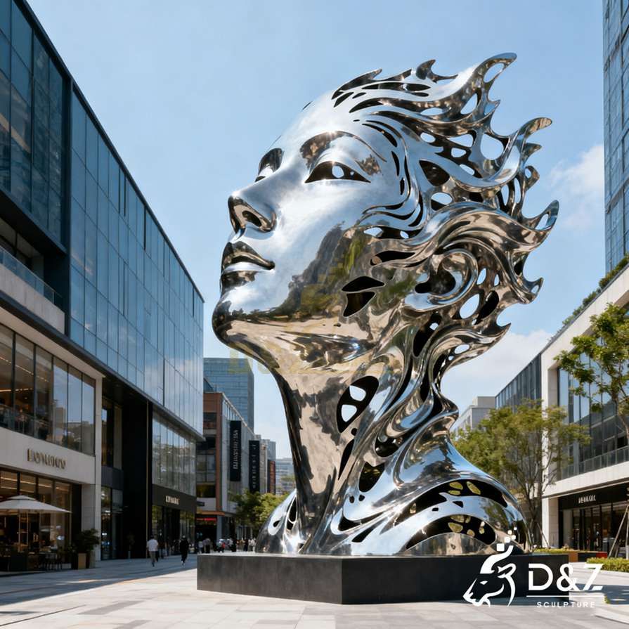 Abstract Face Sculpture 2