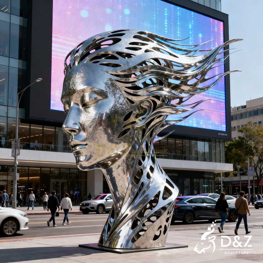 Abstract Face Sculpture 4