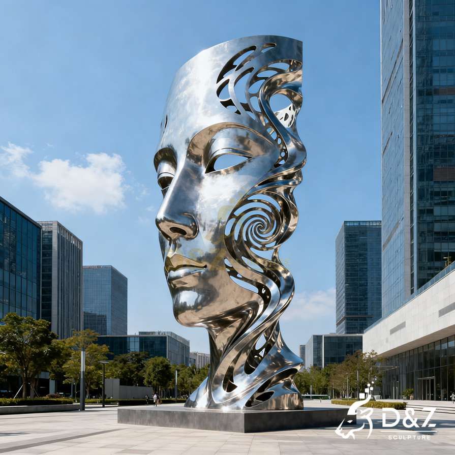 Abstract Face Sculpture 5
