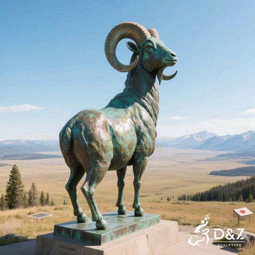 Bighorn Ram Statue 5