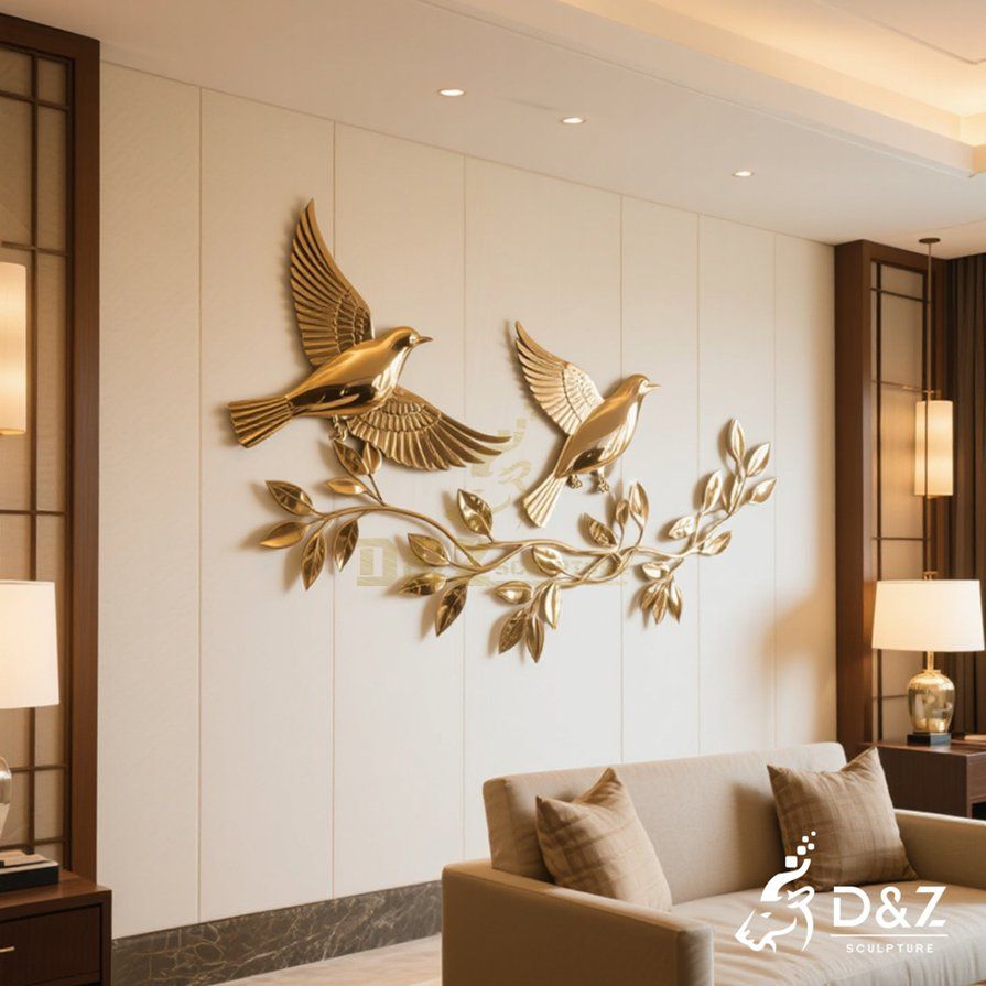 15-2 Modern Metal Animal Wall Sculptures for Your Spaces