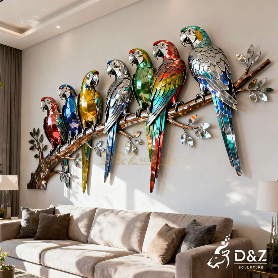 15-12 Modern Metal Animal Wall Sculptures for Your Spaces